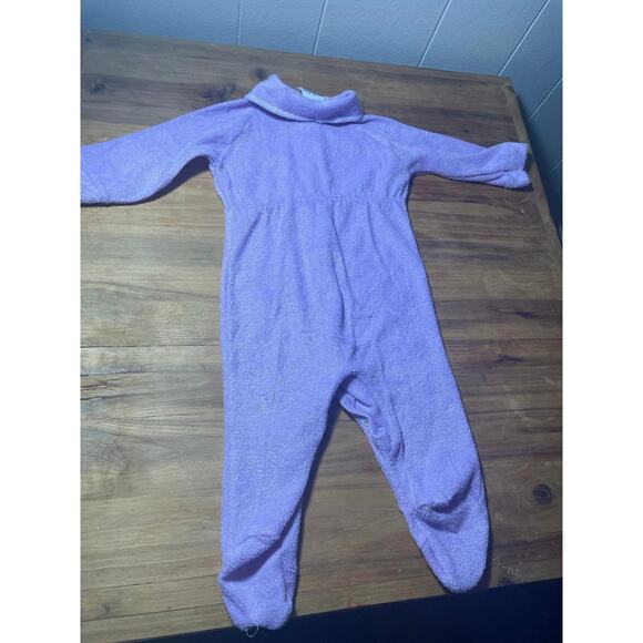 Lullaby Land Vintage Terry Cloth Baby One Piece Size Large - Picture 3 of 5